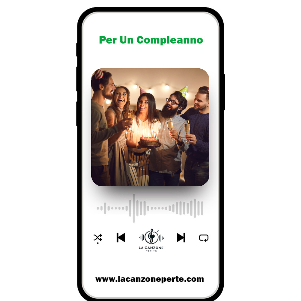 Canzone Personalizzata Per Te - (Ricevila in 48h)